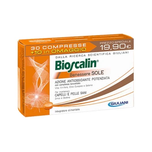 BIOSCALIN Bioscalin Bienfaits Sole Complément alimentaire pour les cheveux et la peau 30+10 comprimés