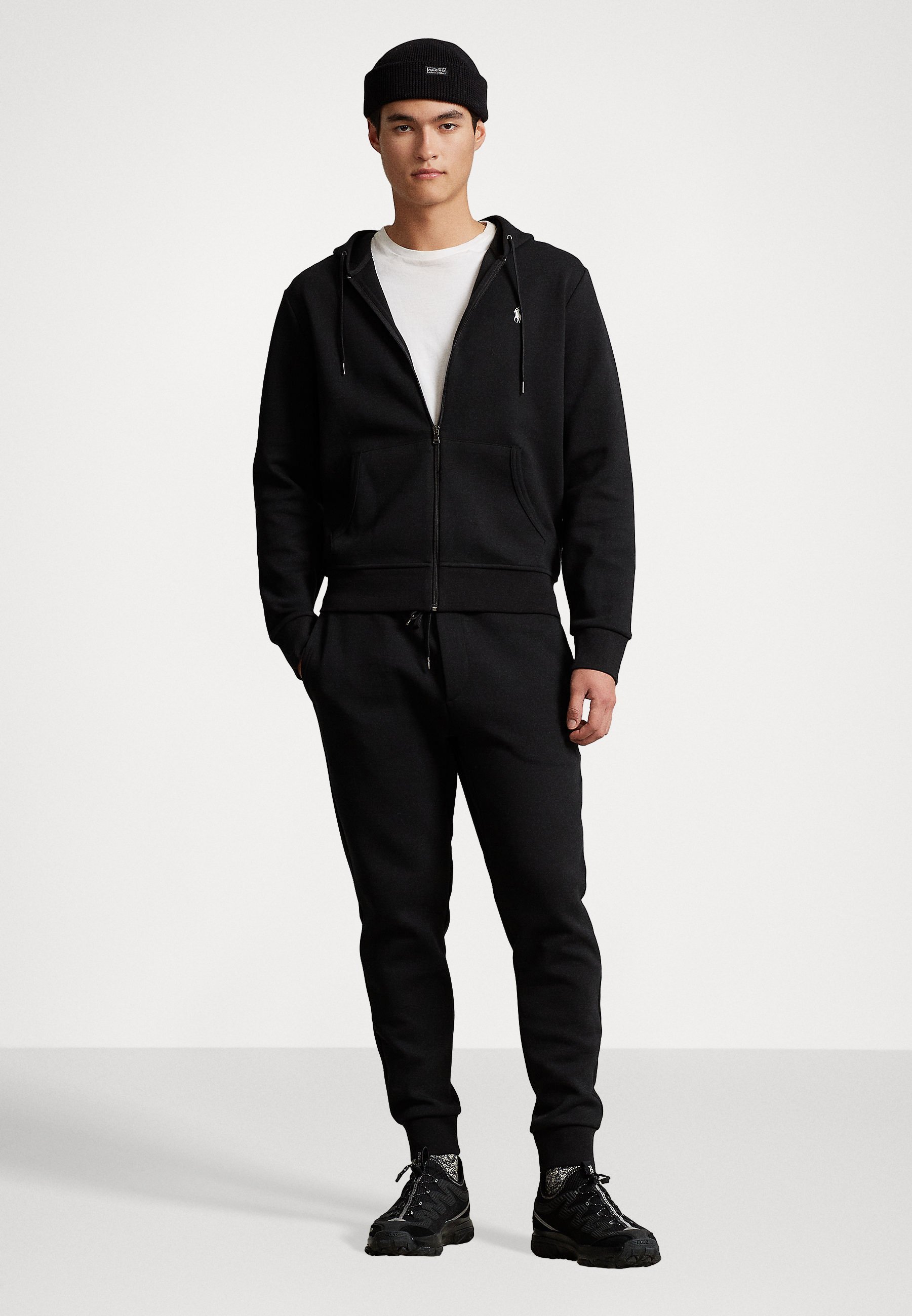 Polo Ralph Lauren HOOD - Sweatshirt met rits - zwart
