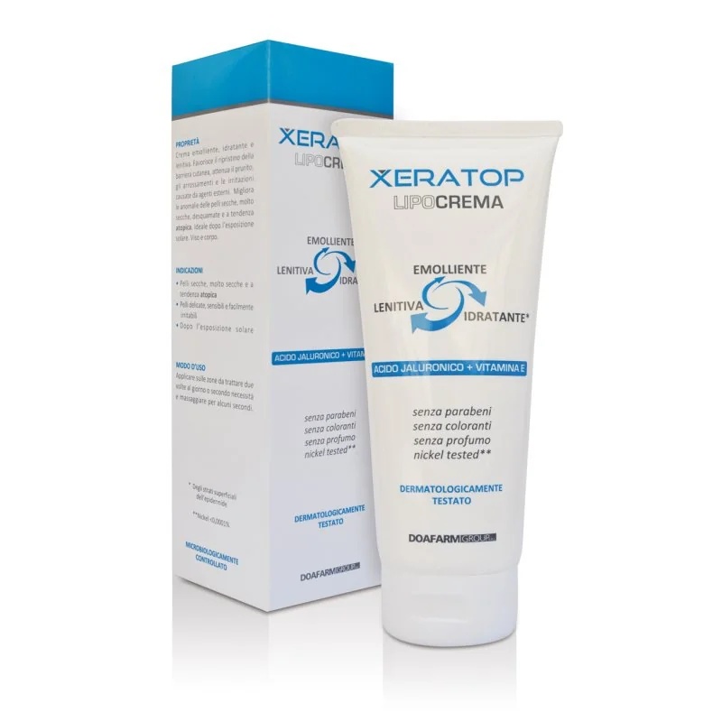 XERATOP Xeratop Lipocrema 50 ml Préparation adoucissante et apaisante