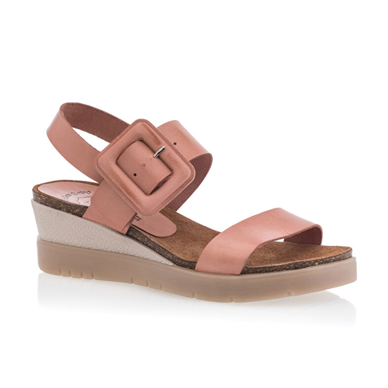  Rosa sandaler / sko med åpen tå til dame