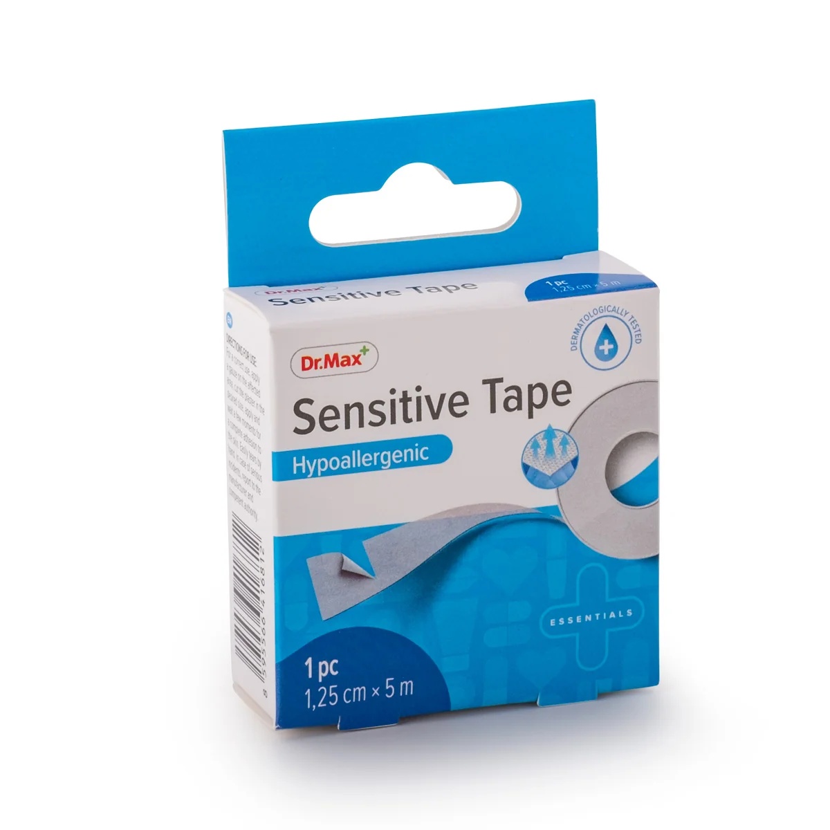 DR. MAX Dr.Max Sensitive Hypoallergenes Pflaster für empfindliche Haut 1,25 cm x 5 m