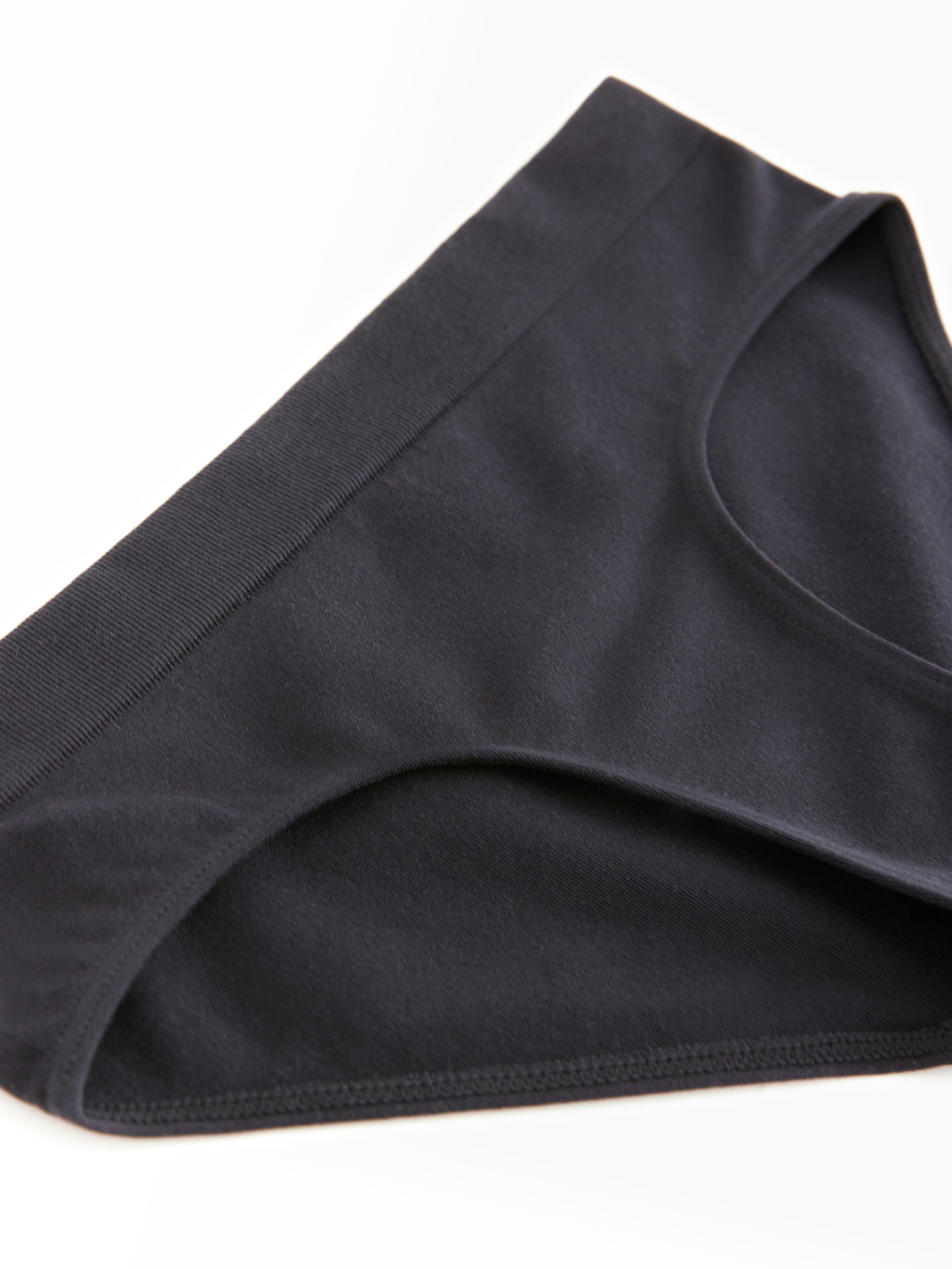 Culotte de bikini sans coutures noire