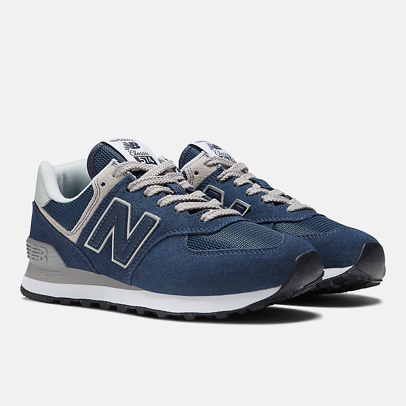 Damenschuhe Core 574 – Marineblau mit Weiß