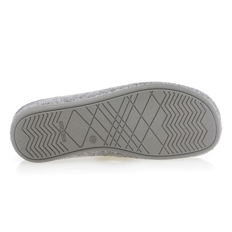  Pantofole da uomo grigie