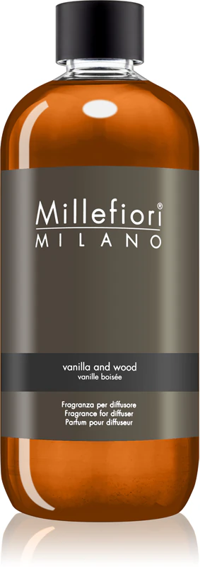Millefiori Milano Vanille & Hout diffuser navulling