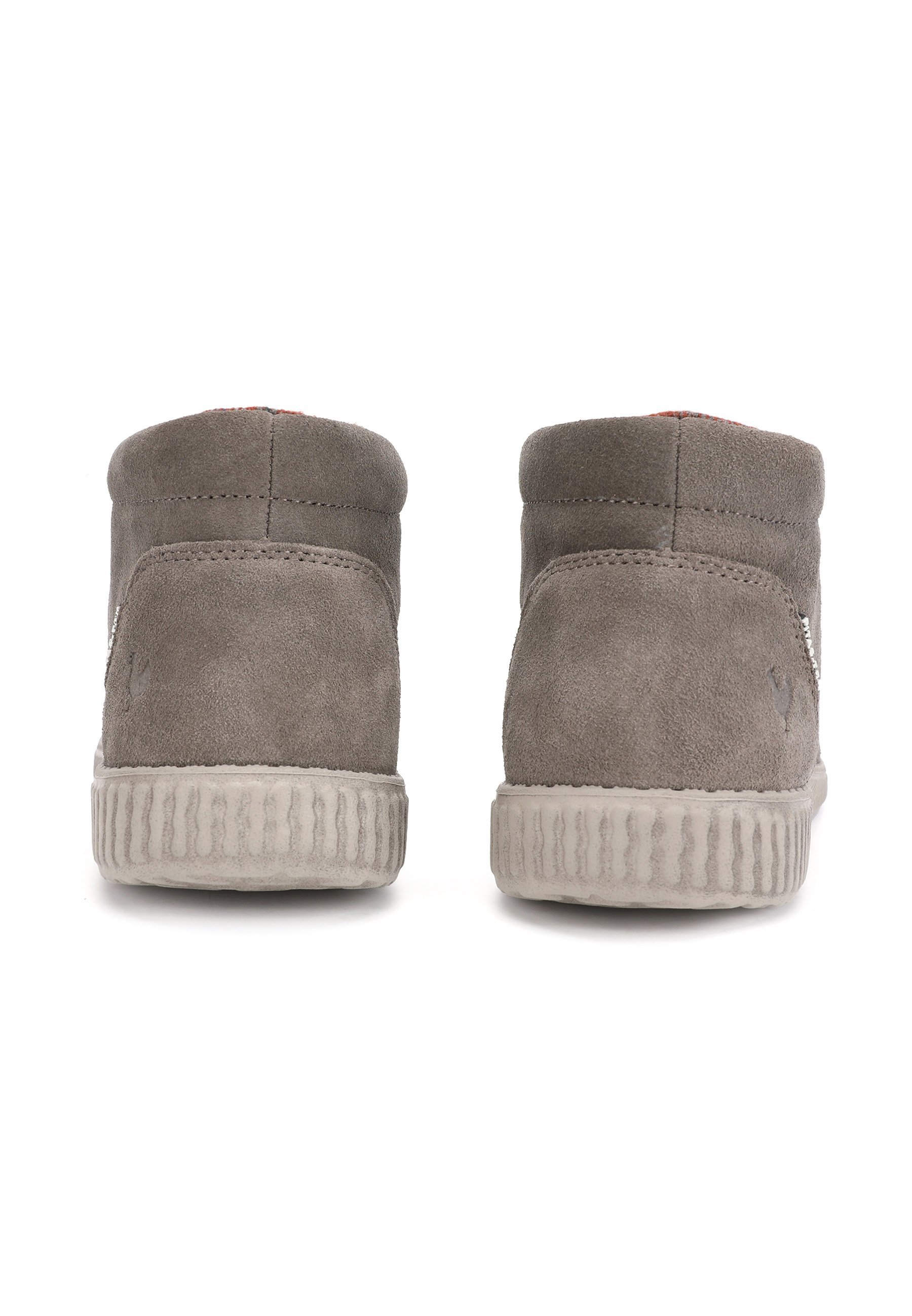 Botas de cano curto com cadarço Pitas - cinza