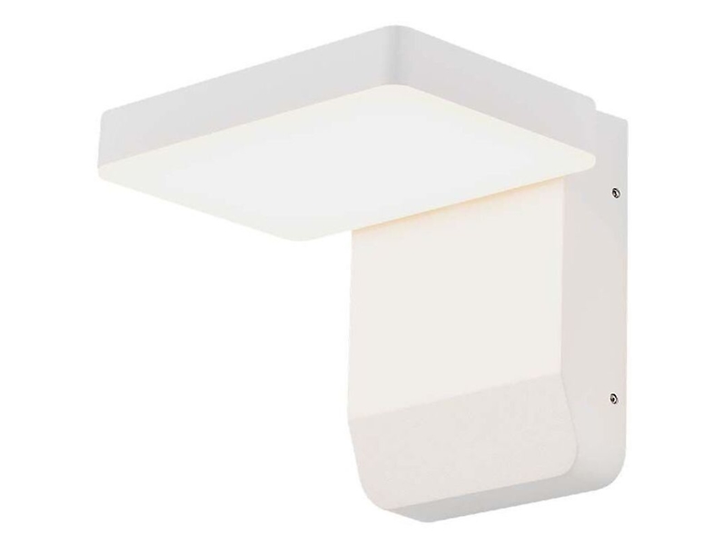 Kinkiet zewnętrzny VT-11020 LED 4000K 17,8cm aluminiowy biały