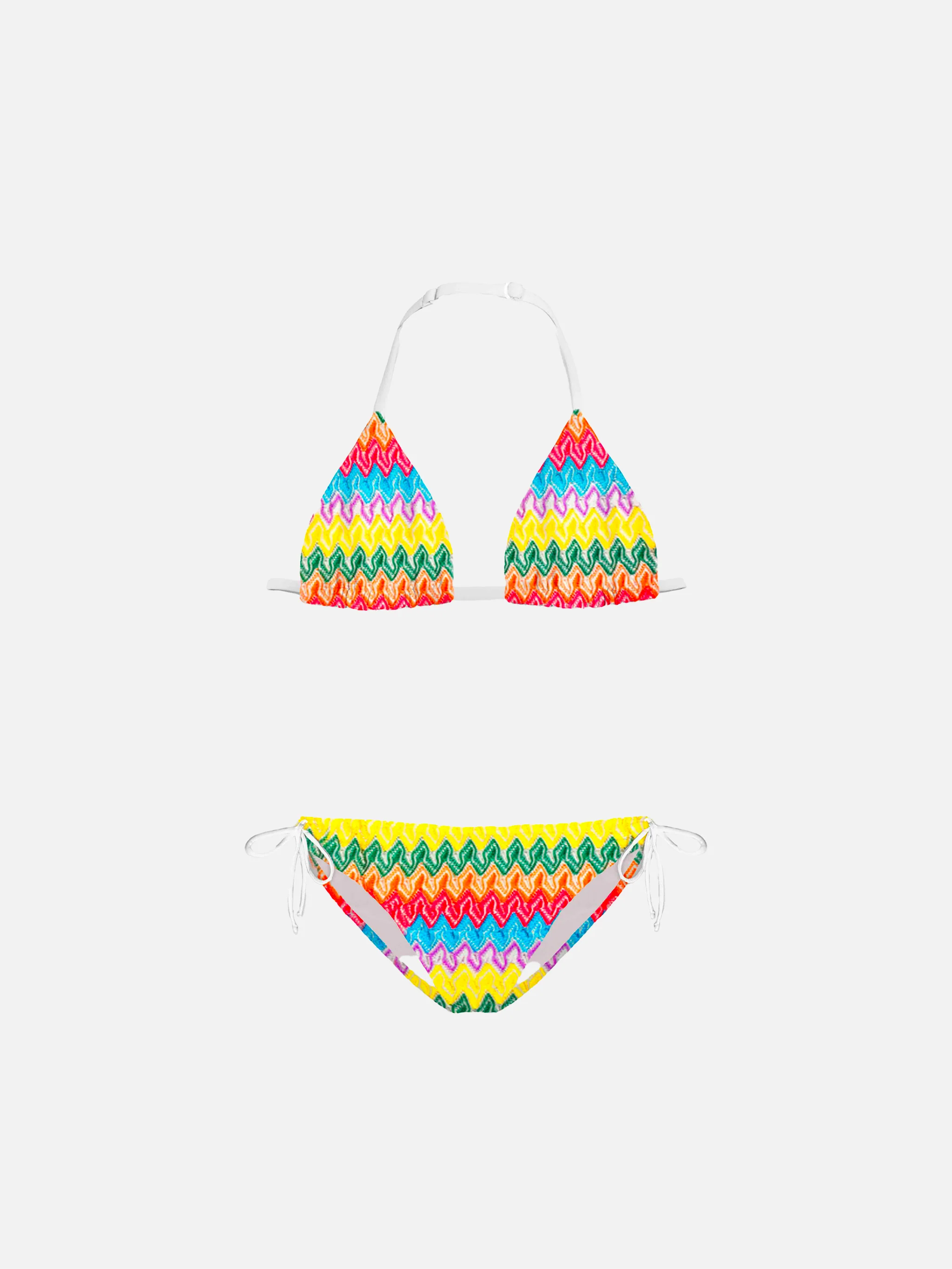 Chevron gebreide babybikini
