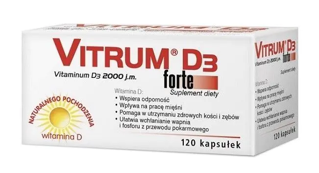 Vitrum D3 Forte 2000 j.m., Kapsułki