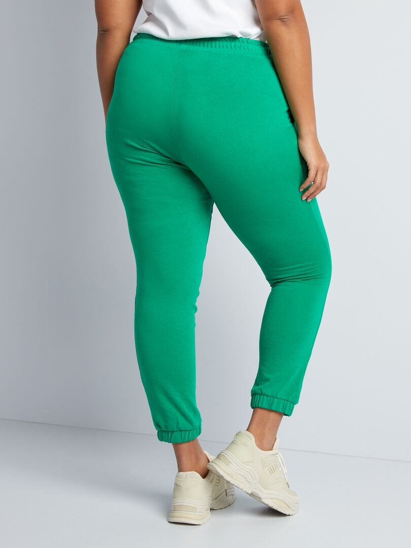Fleece joggingbroek - GROEN