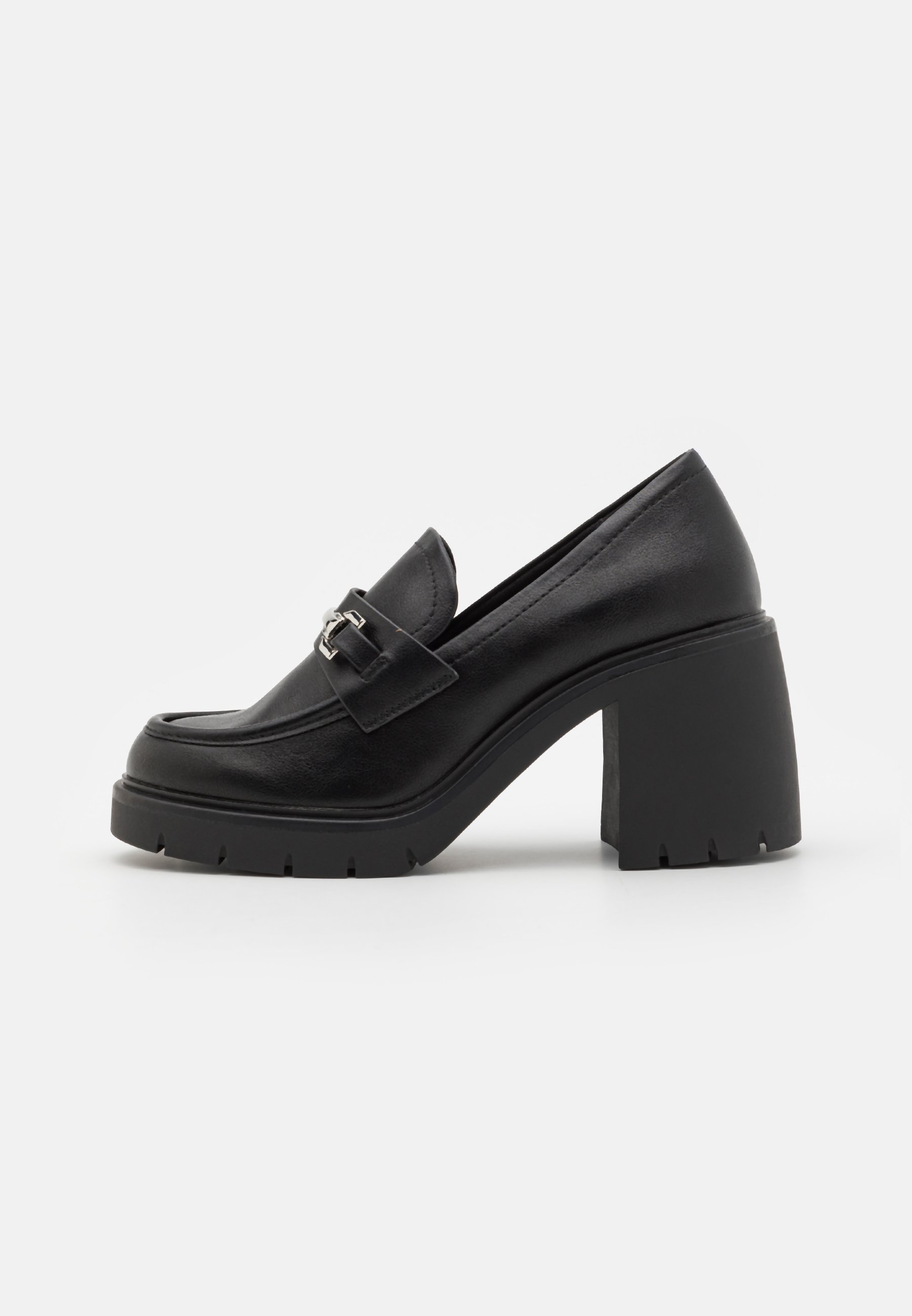 Appelez-les talons compensés de printemps - noirs
