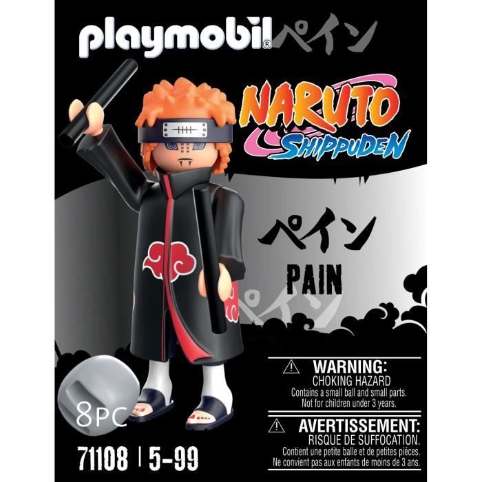 PLAYMOBIL 71108 Pain, Naruto Shippuden, Ninja Manga-personage met accessoires