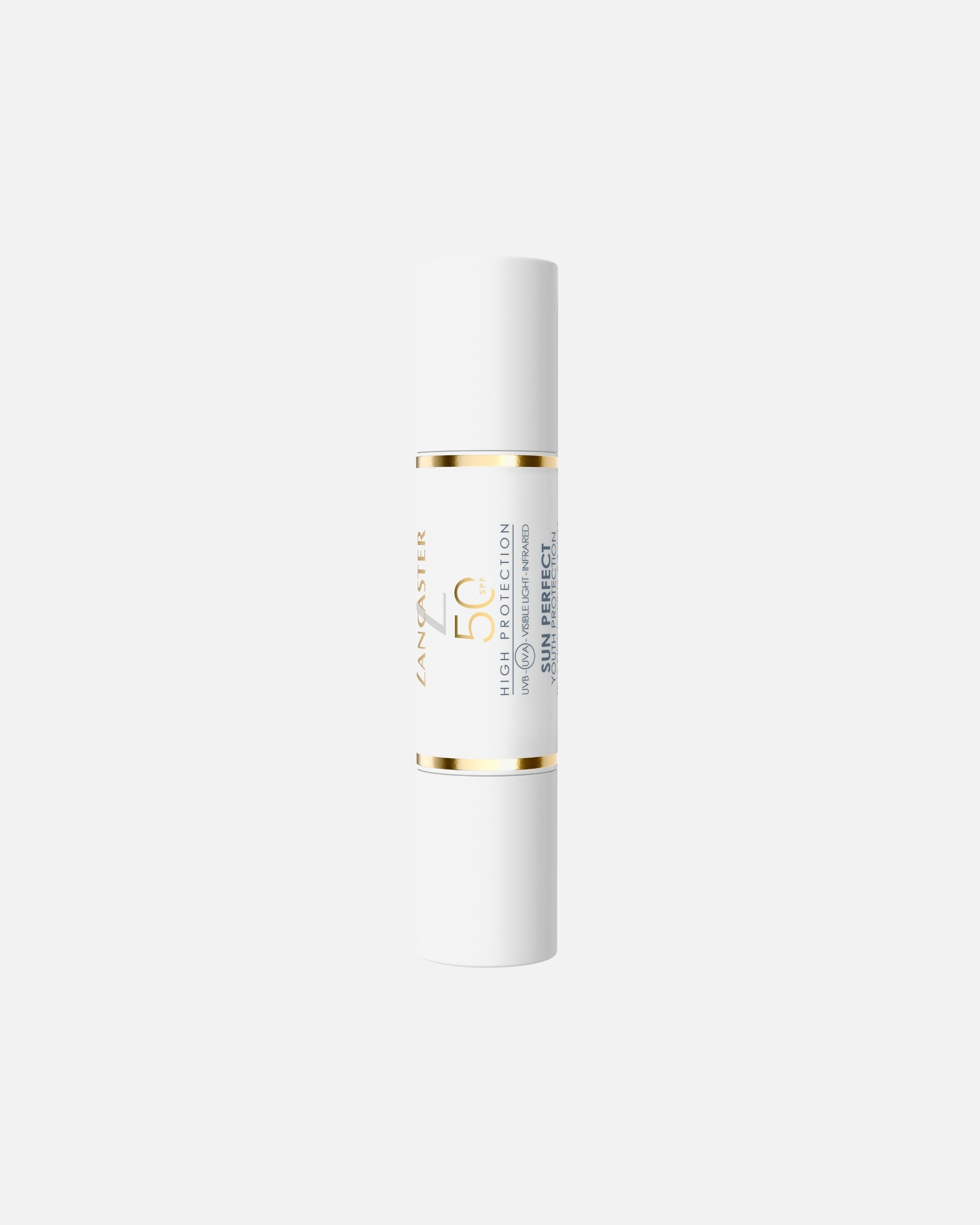 Lancaster Anti-Aging Care Sun Perfect Youth Protection opalovací krém v tyčince, čirý a tónovaný – 12 g