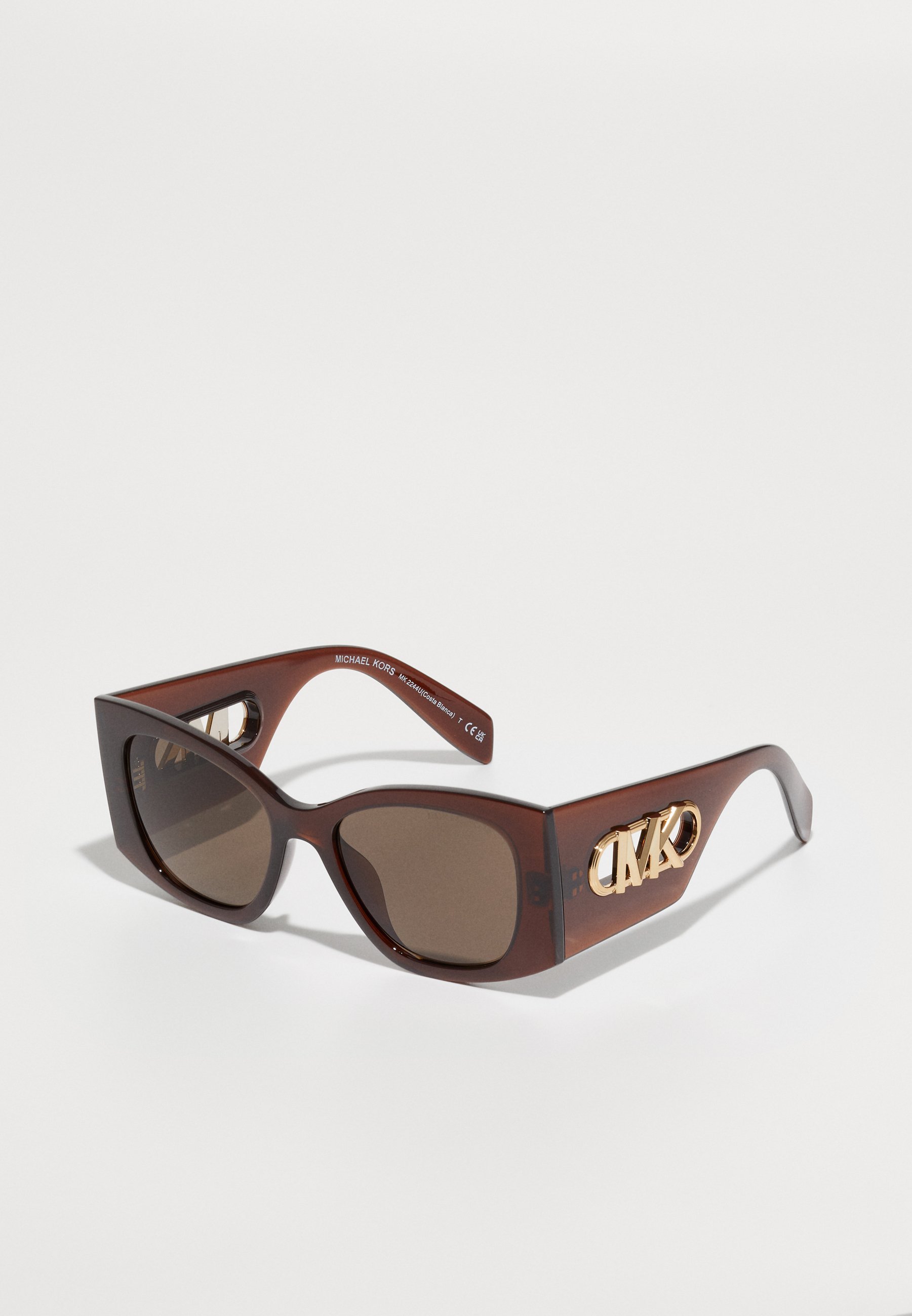 Michael Kors COSTA BLANCA - Zonnebril - bruin transparant