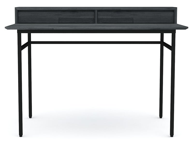 Biurko Capella 120 cm z 2 szufladami czarne
