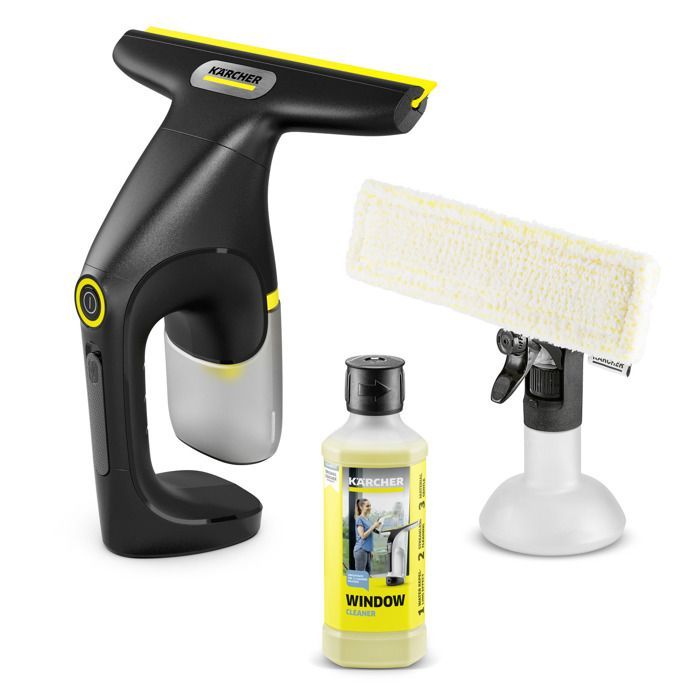 KARCHER WV 1 Compact Extra+ Zwarte Raamreiniger - USB-C Oplader