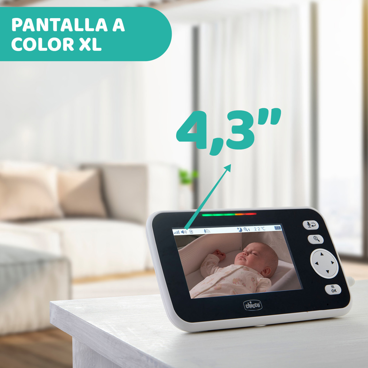 Vigilabebés Video Baby Monitor Deluxe