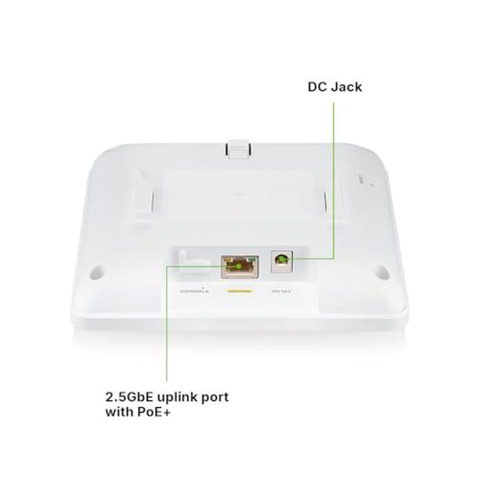 Ponto de acesso WiFi 7 - Zyxel - BE6500 - 6,5 Gbit/s - Portal Cativo - Smart Mesh MLO