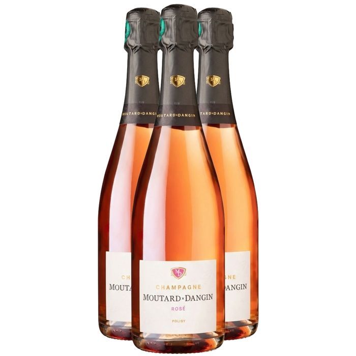 Moutard-Dangin Champagne Cuvée Rosé Brut (3x75cl)