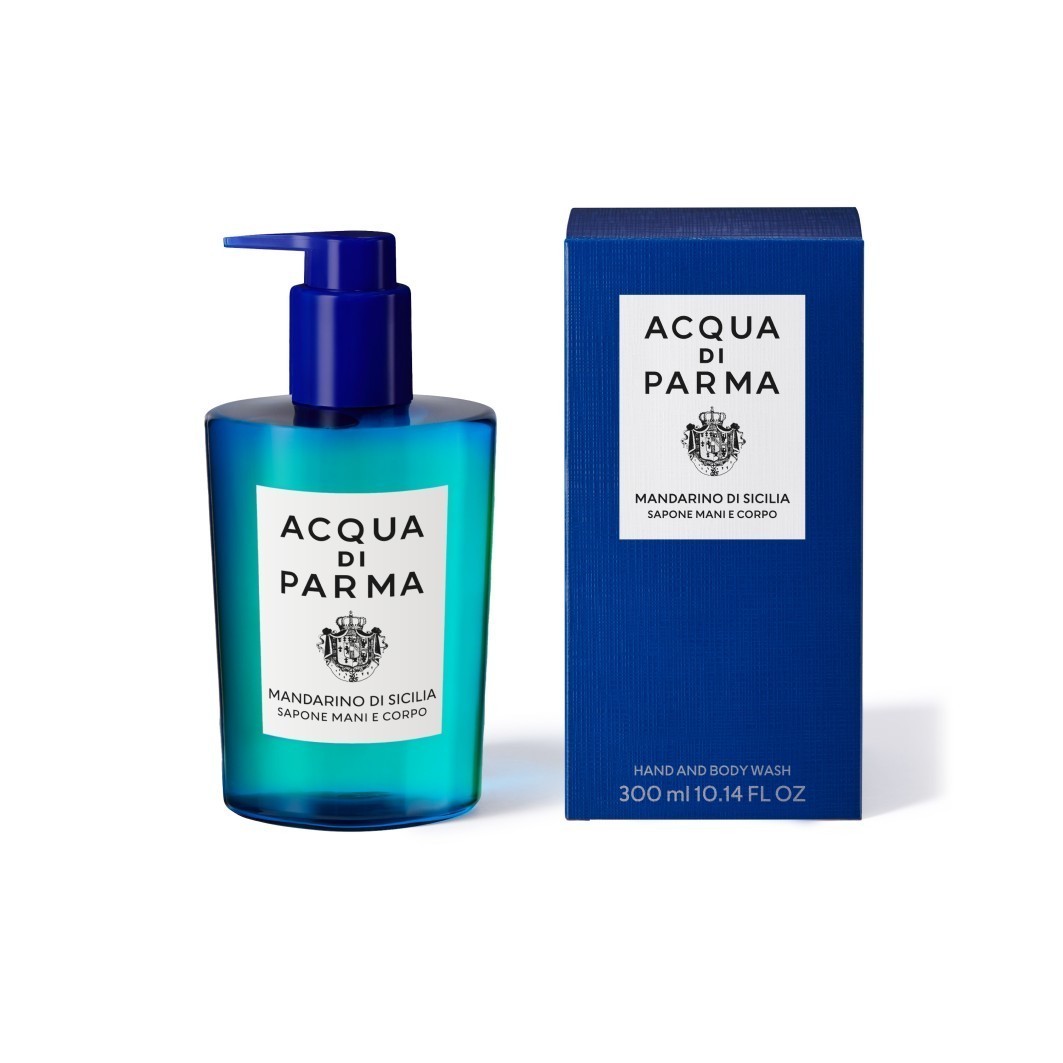 Acqua di Parma plaukų ir kūno prausiklis Blu Mediterraneo Mandarino di Sicilia rankų ir kūno prausiklis – 300 ml