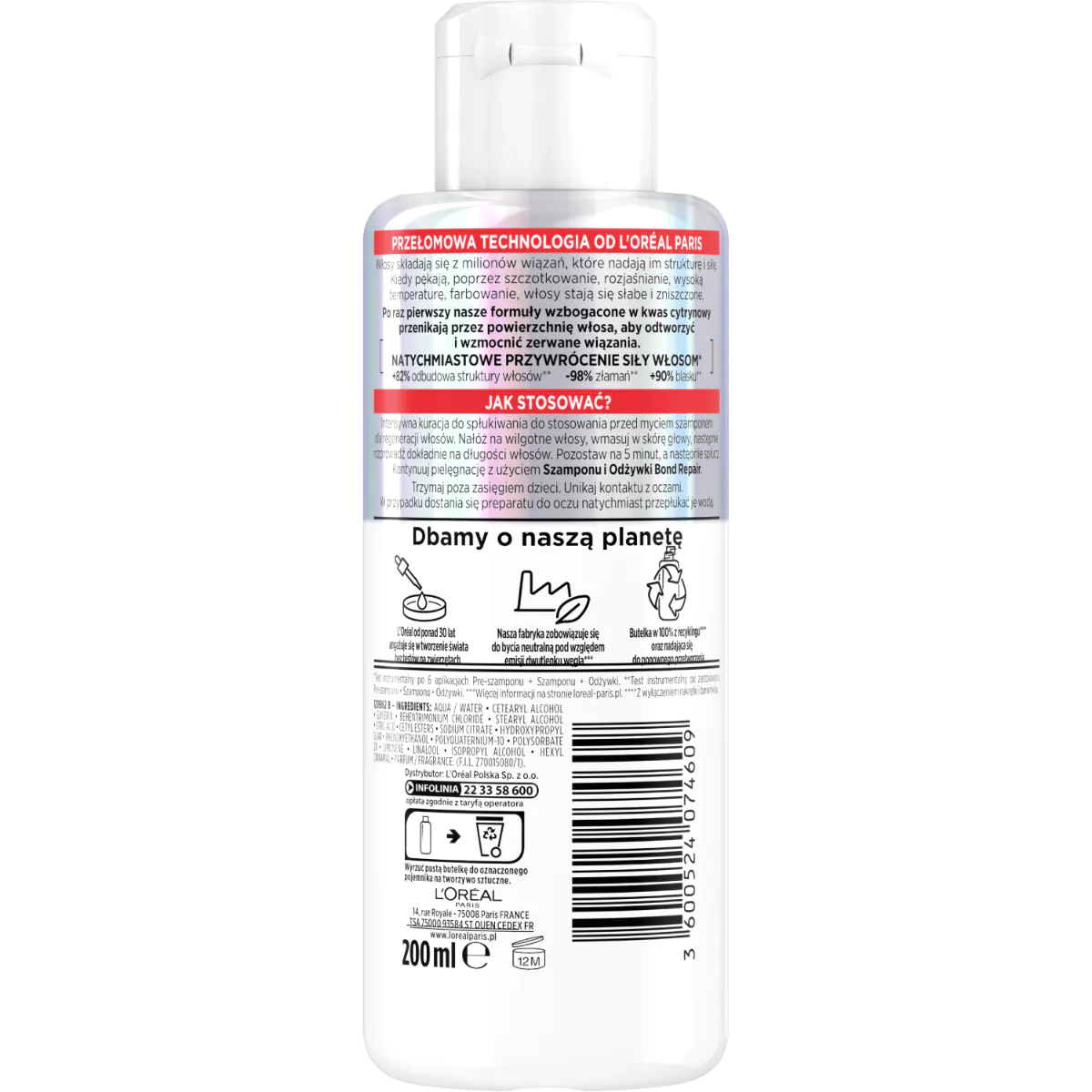 Elseve Bond Repair Pre Szampon do włosów