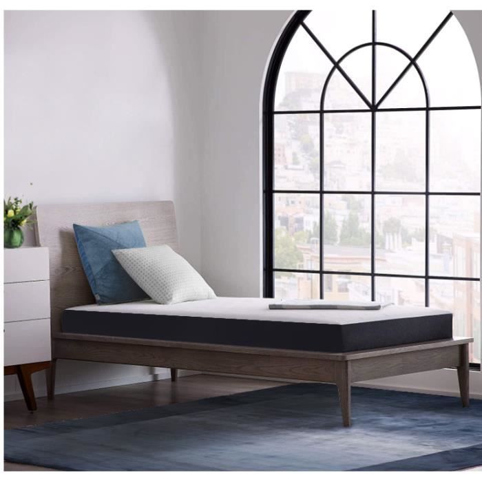 Materasso in schiuma IZTOSS 90x200cm - Schiuma memory di lusso - Spessore 19cm - Comfort rigido