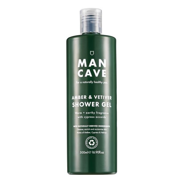 ManCave dusjsåpe med rav og vetiver 500 ml | Herre | Superdrug