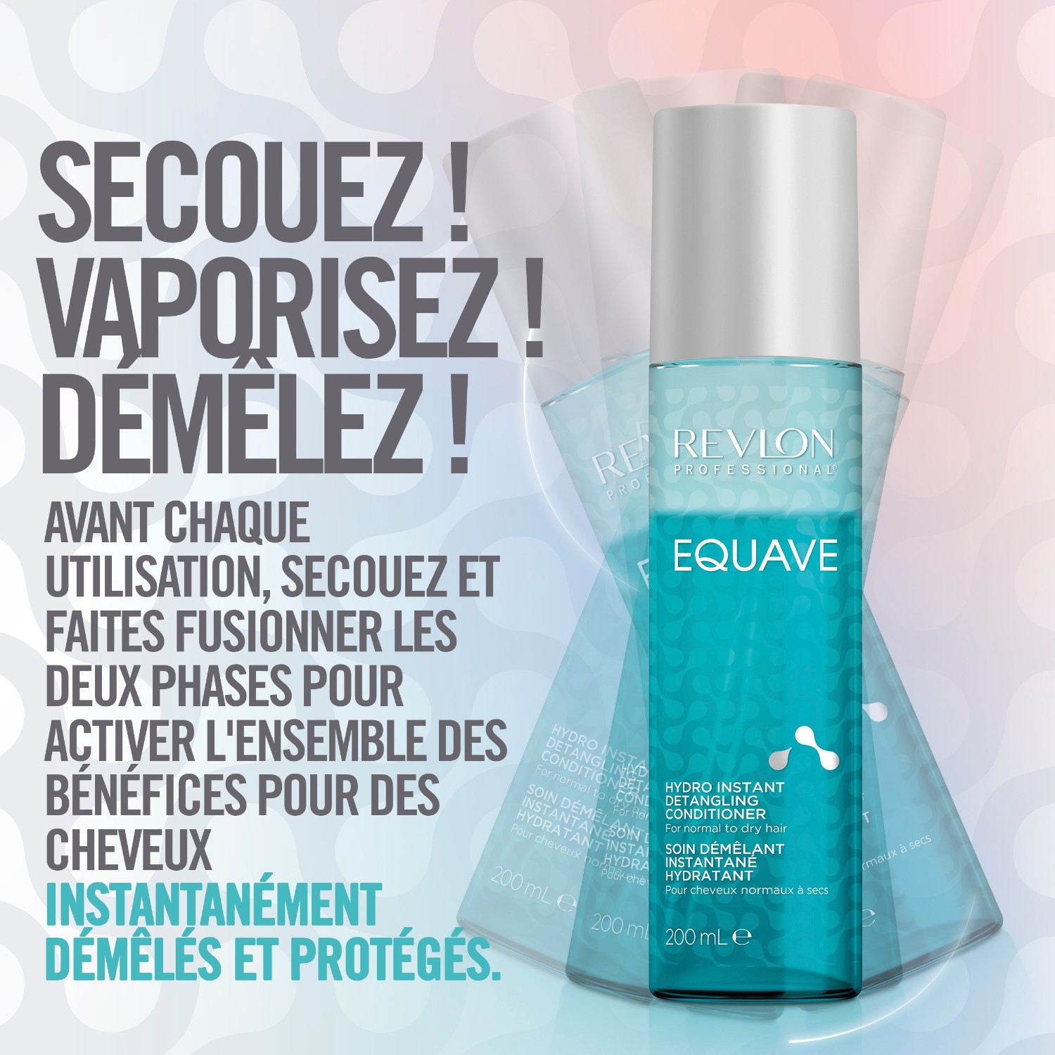 Revlon Professional Duo Pack - Soin Bi-Phase Démêlant et Shampoing Micellaire Detox