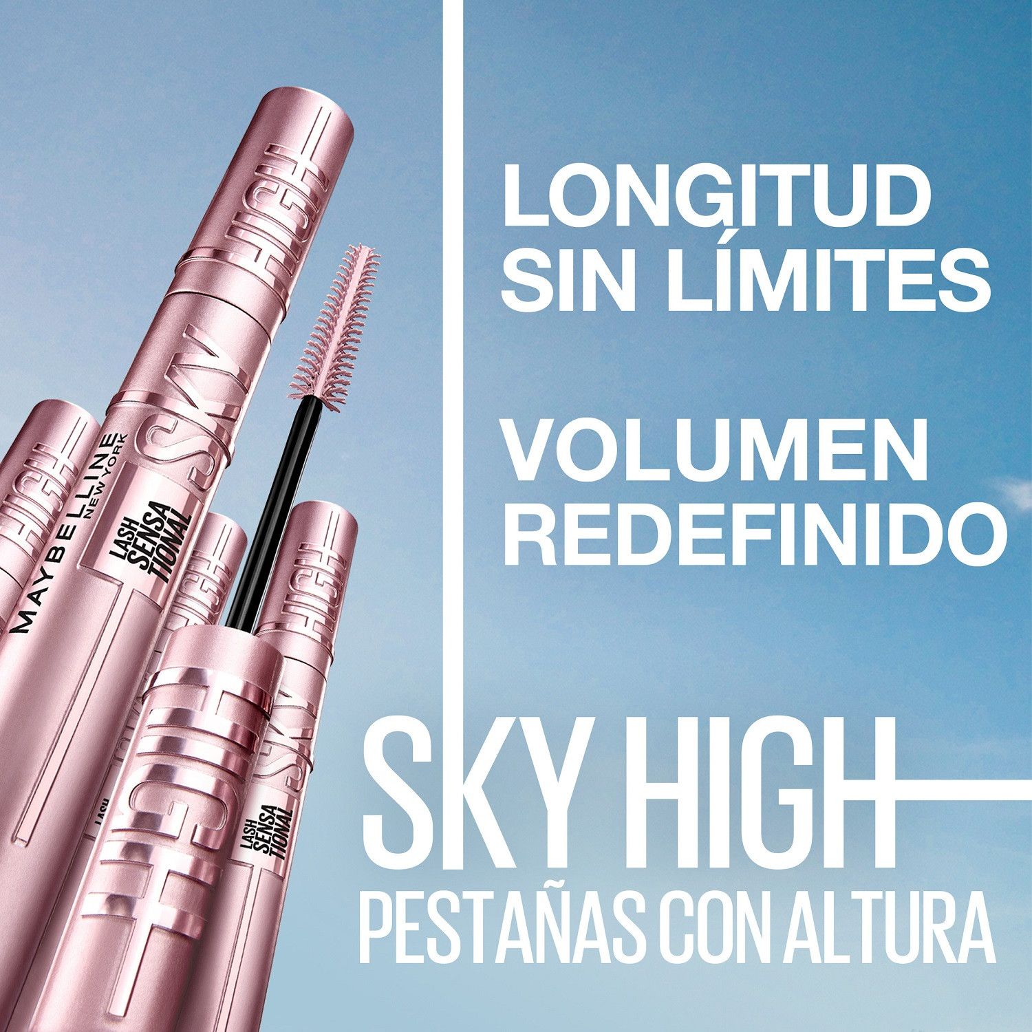 Blakstienų tušas „Lash Sensational Sky High“ Tušas