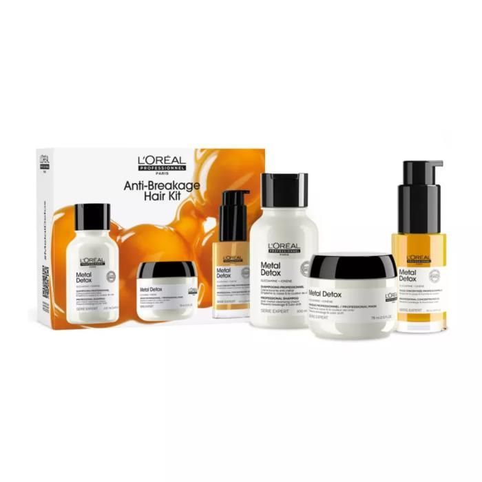 Mini Trio Kit - L'ORÉAL PROFESSIONNEL - Metal Detox - Anti-breakage - Color preservation - Sulfate-free