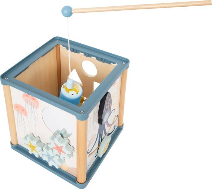 Cube d'éveil - Small Foot - 11910 - Bois - 5 activités - 12 mois et plus