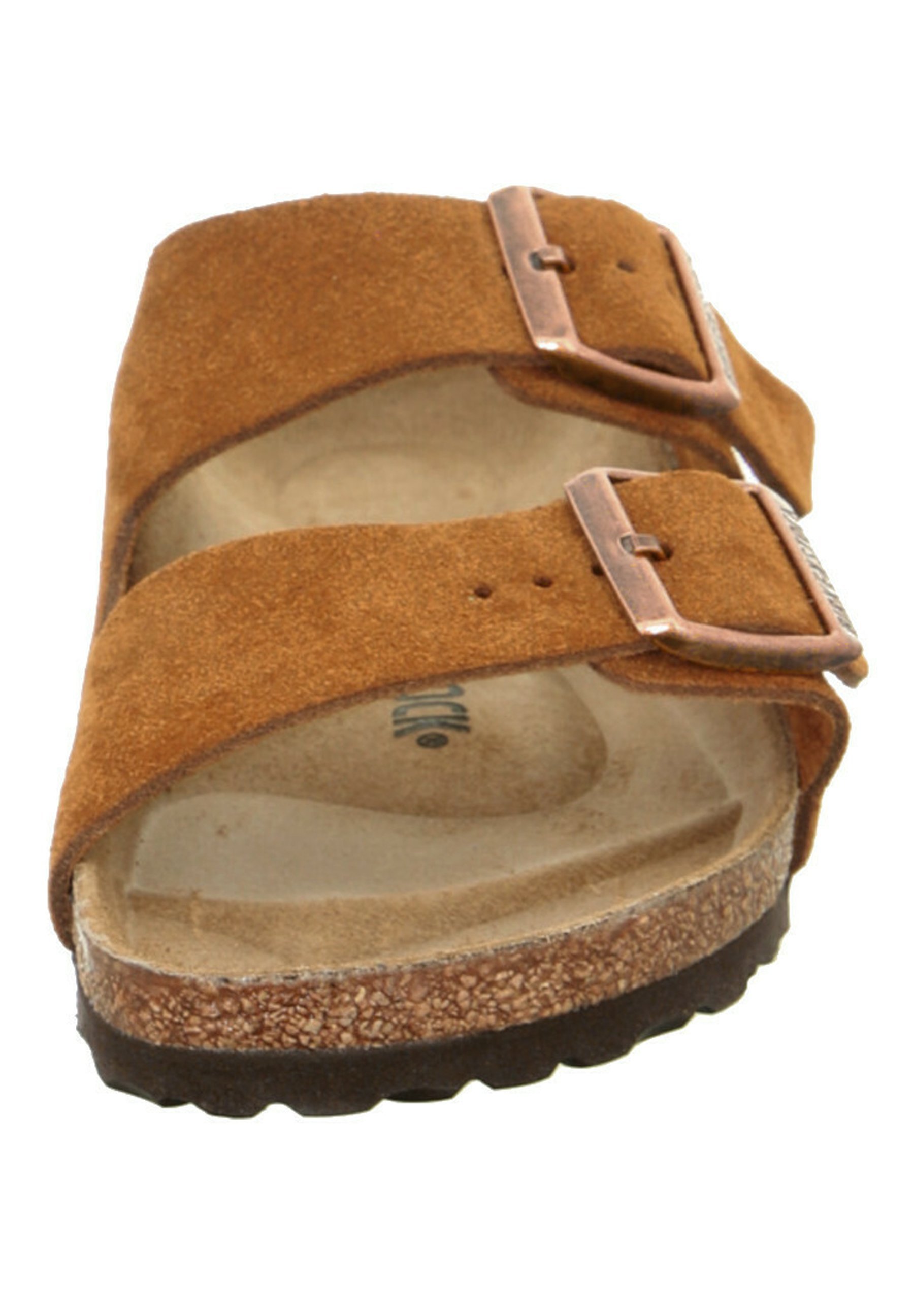 Birkenstock muiltjes - nerts