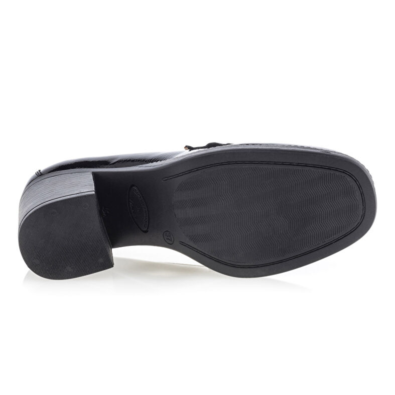 Mocasines/zapatos náuticos negros para mujer