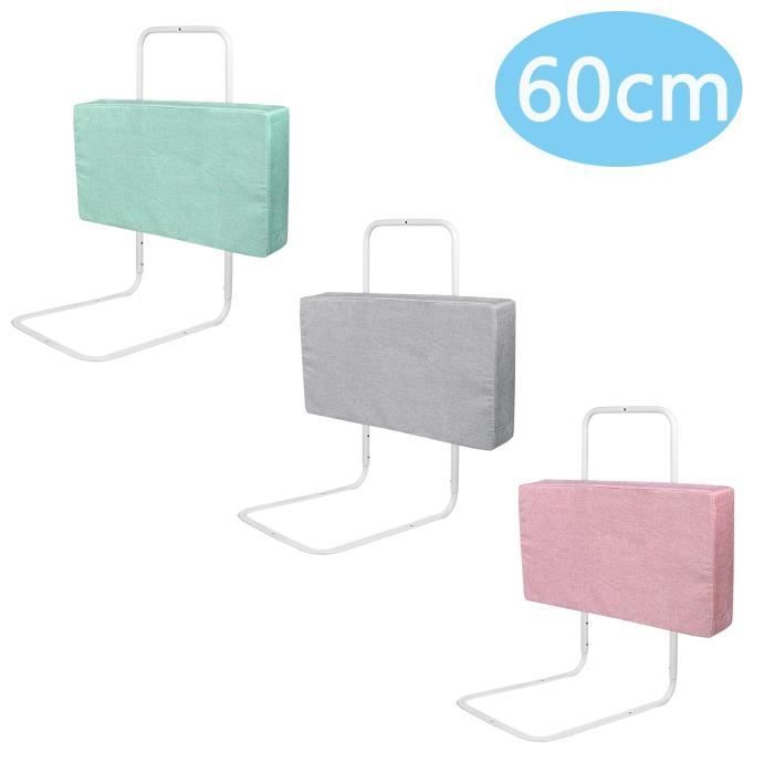 LARS360 Höhenverstellbares Bettgitter 60 cm für Kinderbetten – Beliebig kombinierbar, demontierbar und waschbar – Rosa
