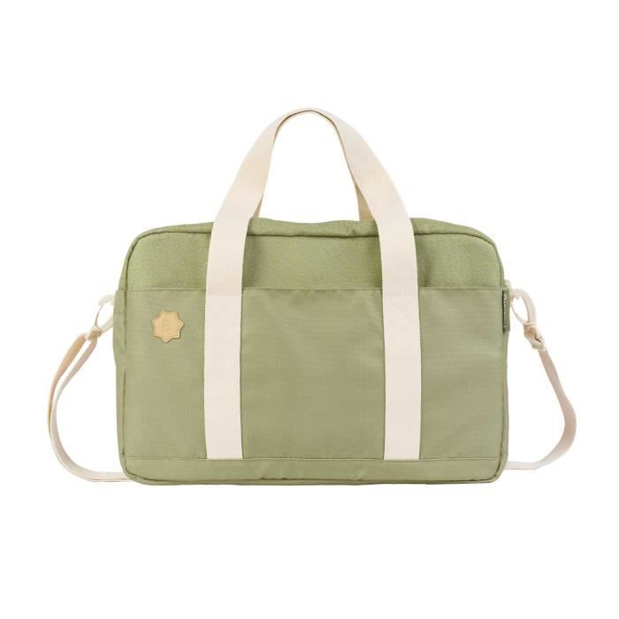 Bolsa cambiador Badabulle Bowling - Gran capacidad de 20 litros - Incluye cambiador y adaptadores para cochecito, color oliva