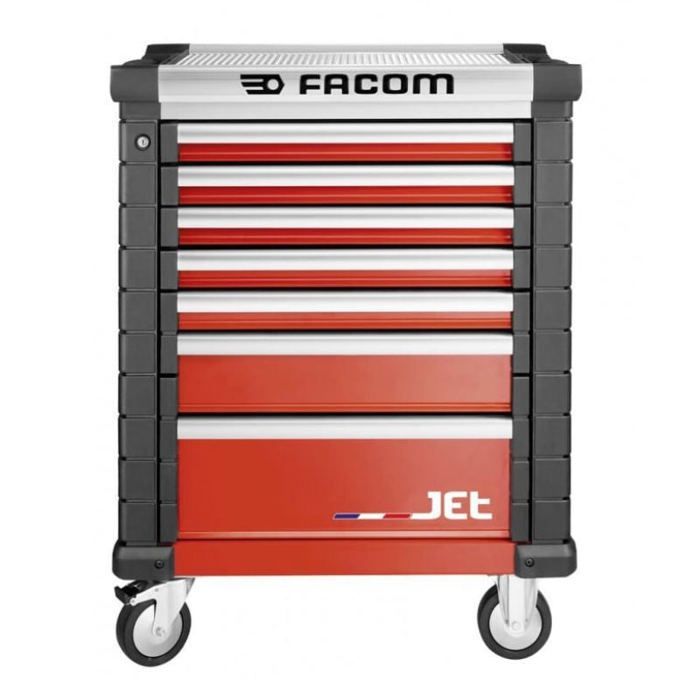 Carrello portautensili FACOM JET M3 - 6 cassetti, rosso