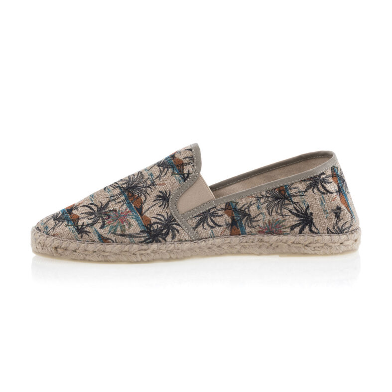 Beige espadriller med tausåler for menn