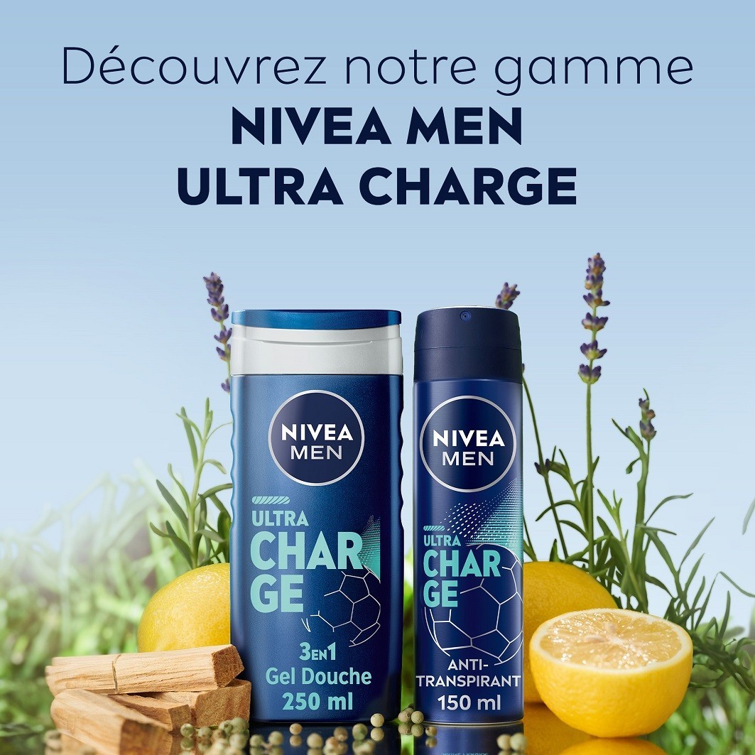 NIVEA Déodorant homme spray 72H Marin