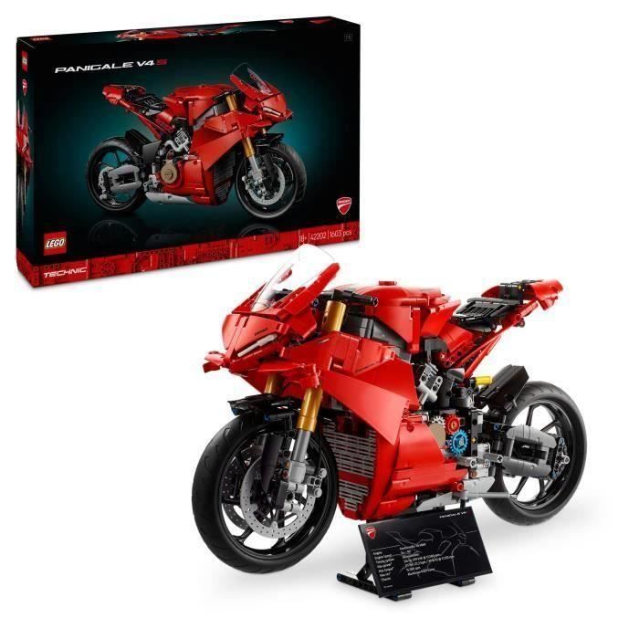 LEGO Technic 42202 Ducati Panigale V4 S Motocicleta - Motocicleta para construir para adultos