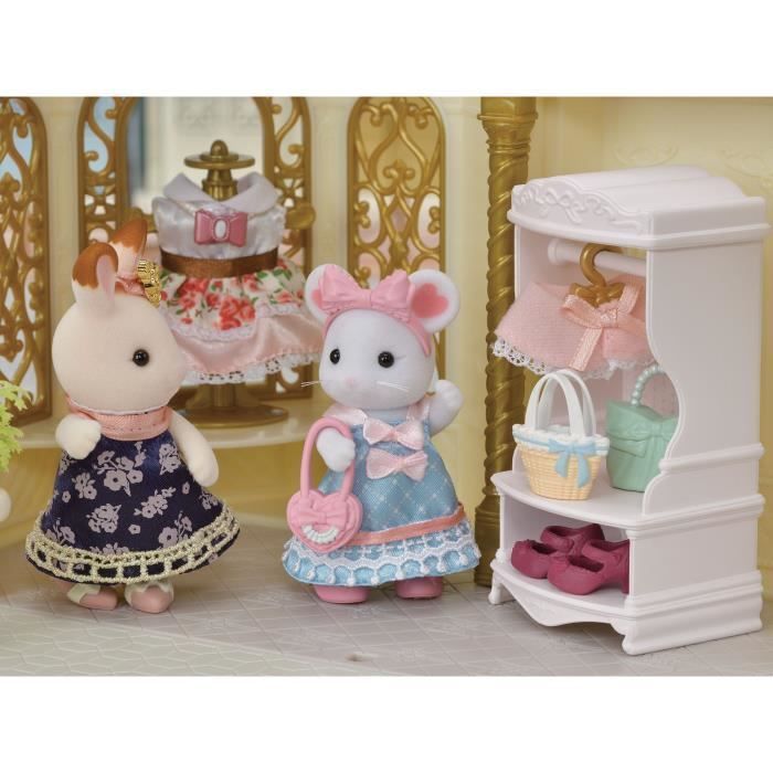 Miniature Figurines - SYLVANIAN FAMILIES - 5540 - The Fashion Suitcase and Big Sister Marshmallow Mouse