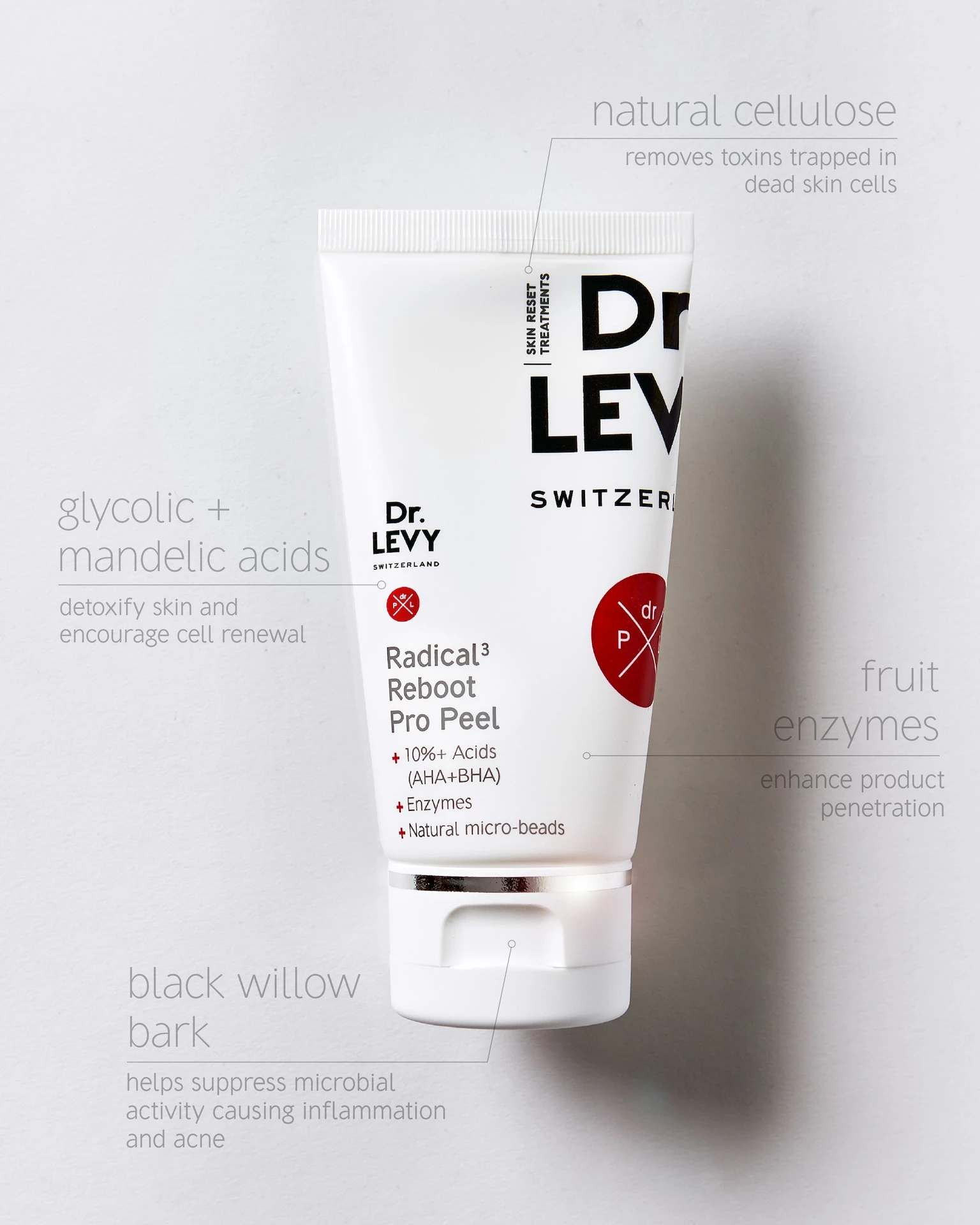 Radical3 Reboot Pro Peel 50 ml - Dr LEVY Švicarska