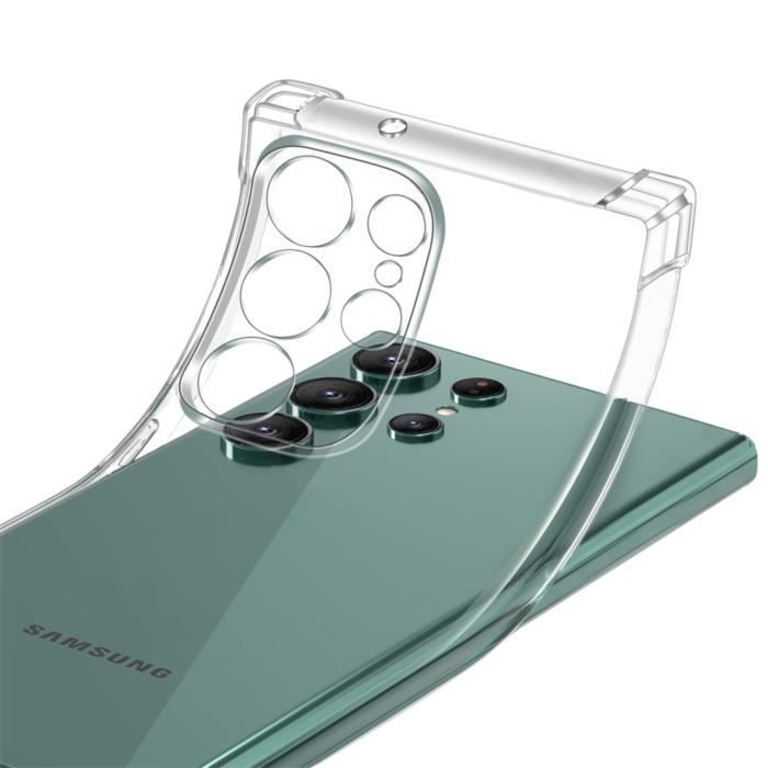 Funda Phonillico® para Samsung Galaxy S23 ULTRA - Resistente a golpes - Flexible - Transparente