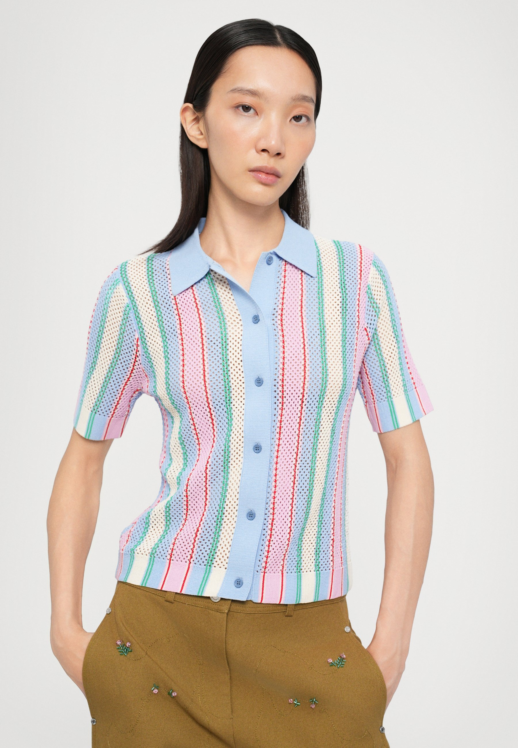 Stine Goya blouse met knoopsluiting - veelkleurig