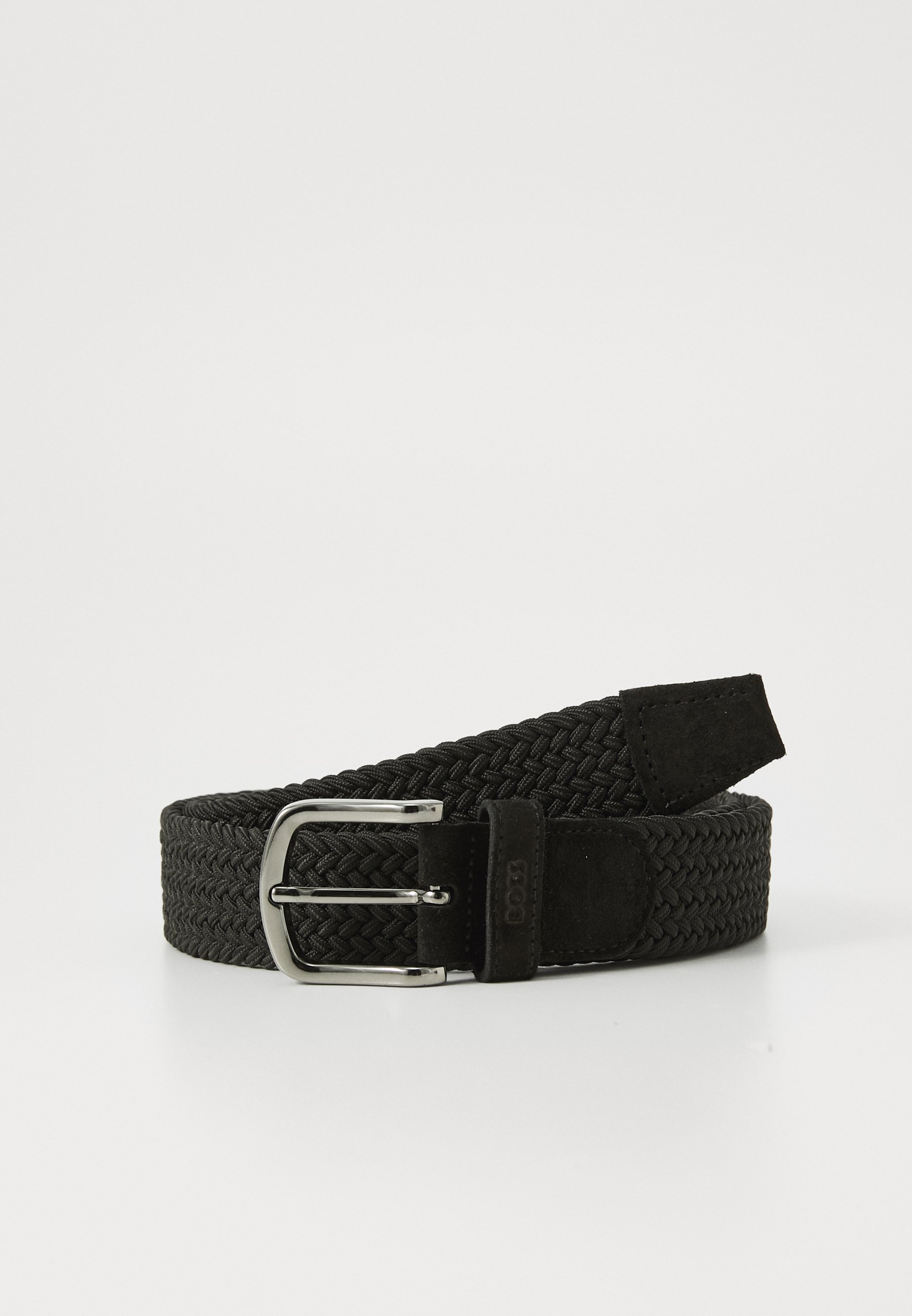 BOSS gevlochten riem - zwart