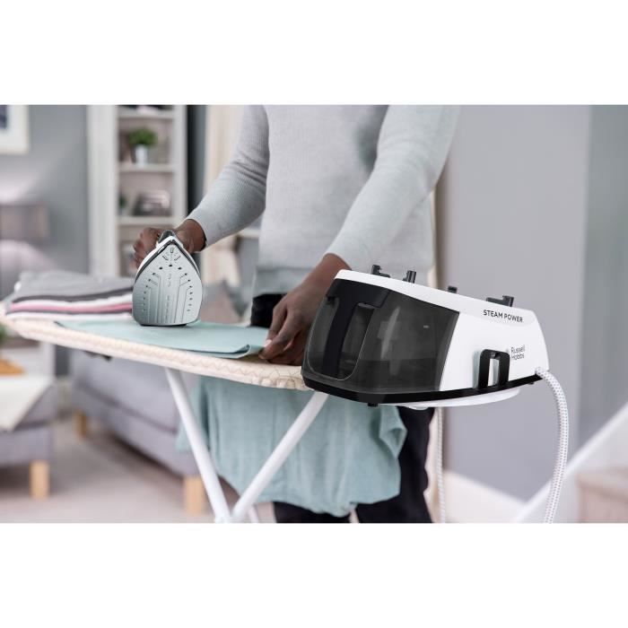 Russell Hobbs 24420-56 Steam Iron, 2400W SteamPower, 1.3L Water Tank, Powerful, Anti-Limescale