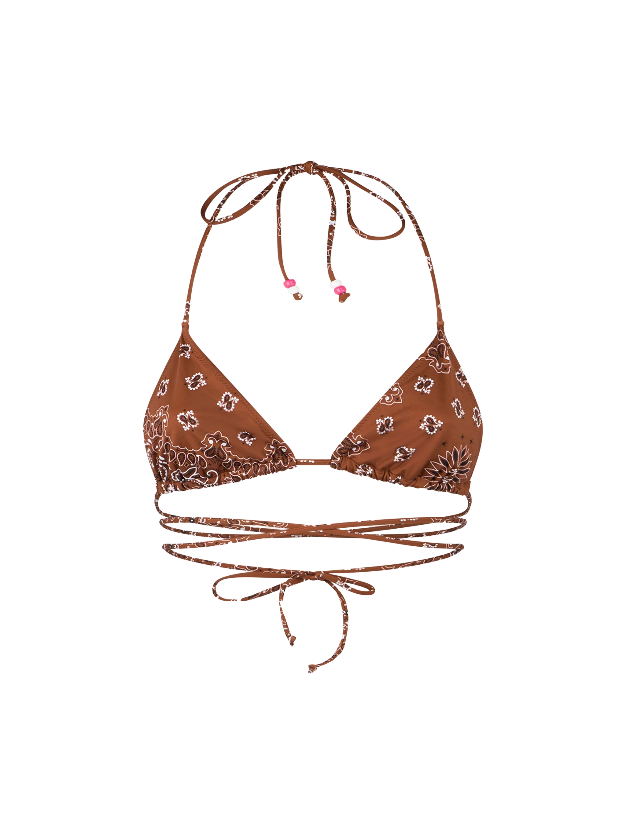 Maillot de bain femme avec haut triangle et bretelles