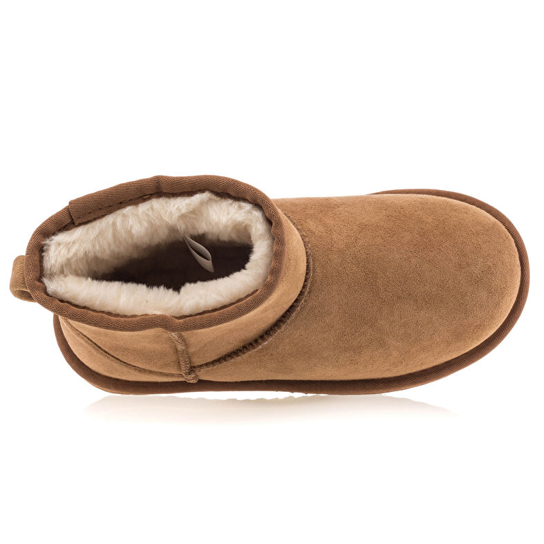 Brązowe buty dziewczęce / botki