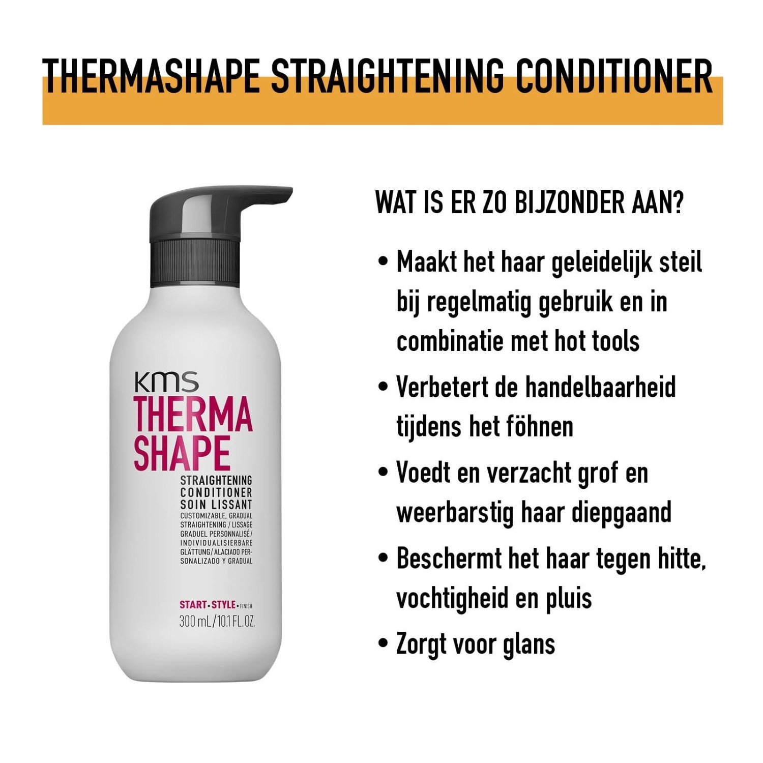Balzam za glajenje las KMS Conditioner - 300 ml