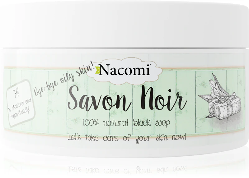 Nacomi Bye-Bye fettige Haut! Schwarze Seife für Gesicht und Körper