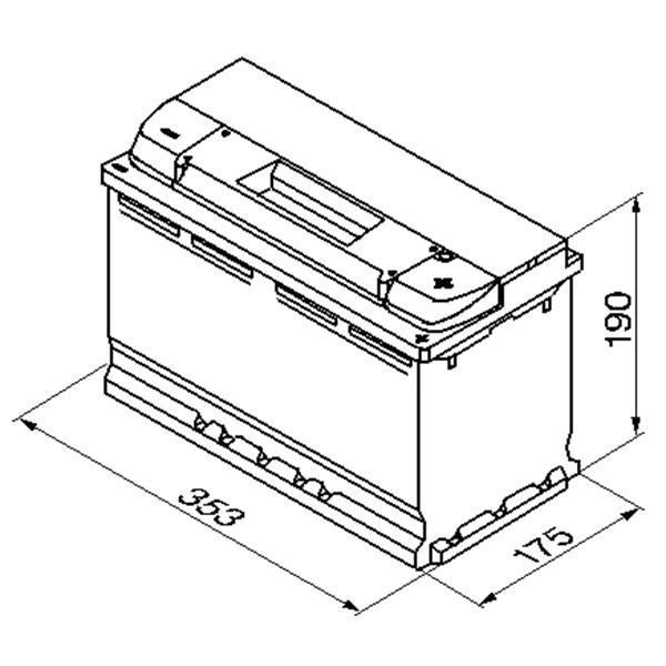 Bosch S5013 100Ah/830A accu